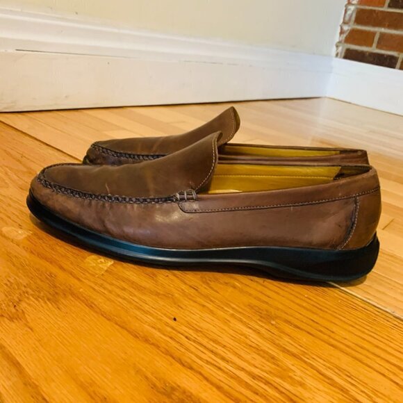 Cole Haan Mens Brown Leather Loafers Size US 10.5 M main image 4
